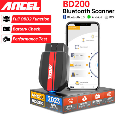 2026 ANCEL BD200 Profi KFZ OBD2 Diagnosegerät Auto Scanner Fehler Auslesegerät