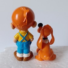Figurine PVC Bill (Boule Et Bill) Avec Un Os - Collection Dessin Animé, Occasion