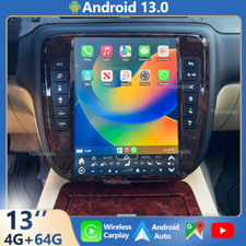 13" Carplay Stereo Radio For Silverado Tahoe Suburban GMC Yukon GPS Navigation