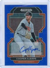 2022 PRIZM DP #PDP22 COOPER HJERPE AUTOGRAPH 
