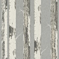 Rasch Vliestapete Amelie 574548 Birke Creme-Beige-Grau-Silber Metallic Natur