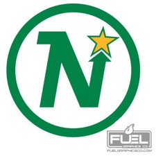 Minnesota Northstars Hockey Vintage Premium Vinyl Decal Sticker - NHL Logo