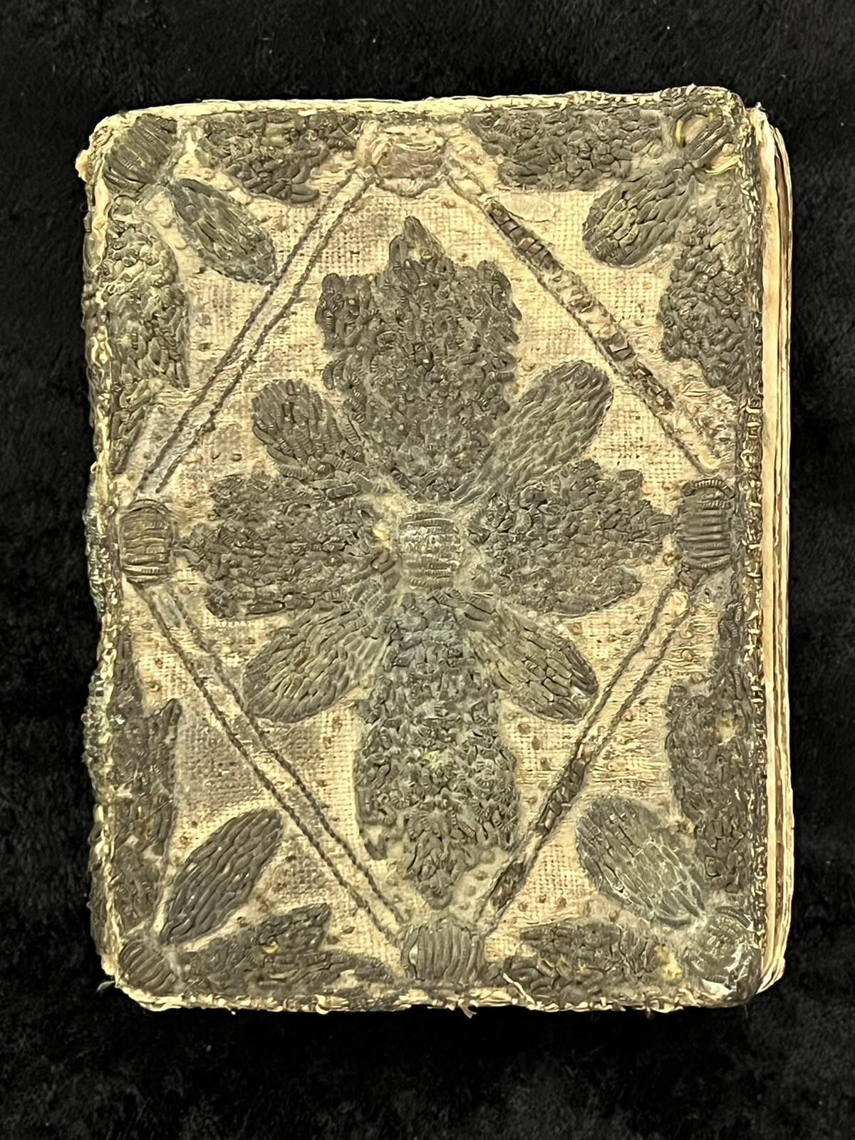 1562 OLD VERSION English Psalter GREAT BIBLE Silver SILK Woven Binding c1615 eBay