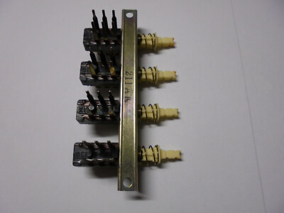1 NOS, Orig. NIKKO Push Switch Terminal - 211AK, TOKO-SCHADOW, ca.1980,Very RARE