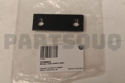 5214960010 Genuine Toyota BRACKET, FRONT BUMPER, INNER 52149-60010 | eBay