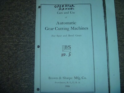 Bliss #68 N D A O B I Press Parts List & Owner Operator Manual User Guide