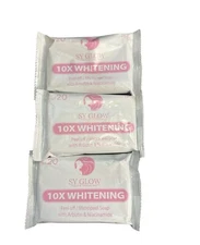 SY GLOW 10x Whitening Peel Off/Micropeel Soap SPF,75g x3