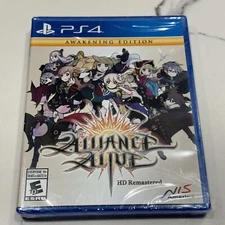 Alliance Alive: HD Remastered Awakening Edition (PS4) Brand New Factory SEALED