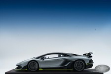 1/18 MR COLLECTION Lamborghini Aventador SVJ Grigio Nimbus Full Gray Custom 