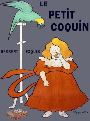 Le Petit Coquin Decorative Poster. Fine Graphic Art. Wall Interior Design 2181