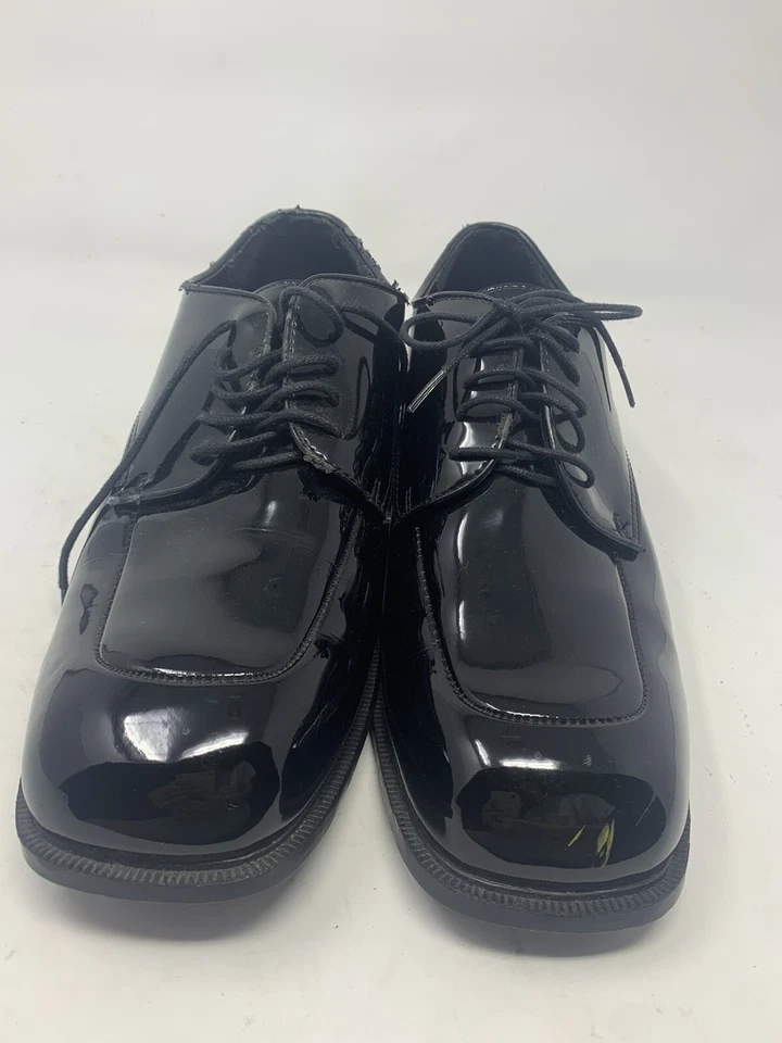 Zapatos de vestir negros sin cordones de charol de noche Perry Ellis para hombre talla 10M Foto 2 de 4