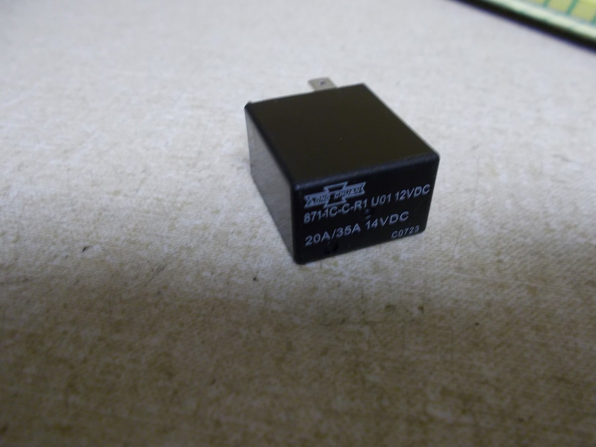 1PCS 871 1C S R1 12VDC Song Chuan Power Relay 5pins - Foto 2