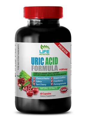 gout relief herbs - Uric Acid Formula 1430mg - celery seed extract 1B