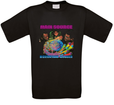 Main Source Breaking Atoms Rap Hip Hop T-Shirt alle Größen NEU