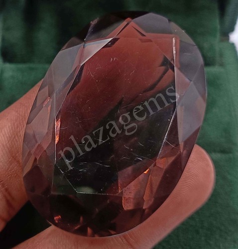 176.25 Ct Certified OVAL SHAPE Purple Amethyst Gemstone Best Offer 5ATK - Picture 7 of 9
