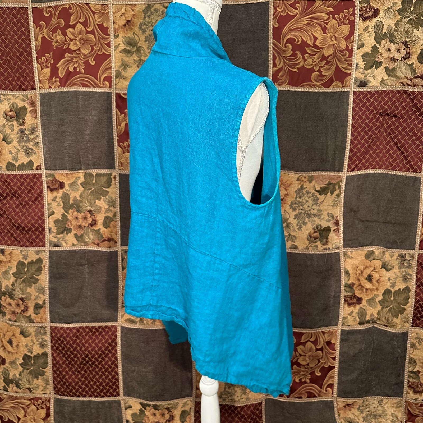 Bryn Walker Open Front Drawstring Tunic Top Women… - image 10