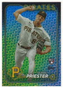2024 TOPPS HOLIDAY EASTER #93 QUINN PRIESTER RC PITTSBURGH PIRATES