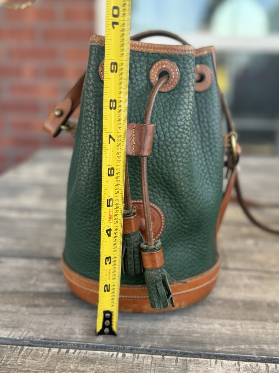 Dooney & Bourke Vintage Green AWL Drawstring with Florentine Duck Trim s-l400.jpg main image 4
