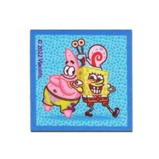 Nickelodeon Spongebob Iron-On Patch Spongebob Gary The Snail Patrick New