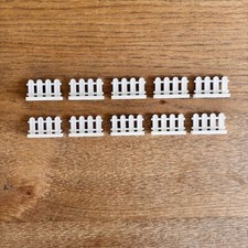 LEGO 1x4x2 Picket Fence (33303) 10 Pieces, WHITE, FREE UK Postage