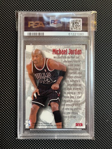 1995 Metal Michael Jordan PSA 9 - Picture 2 of 3