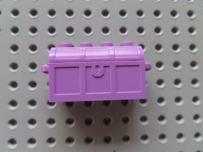 Lego 1 x Schatztruhe Schatzkiste medium lavendel  4738 Minecraft