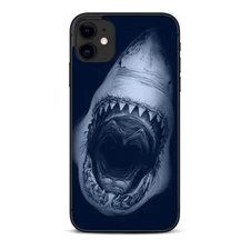 Skins Decal Wrap for Apple iPhone 11 - Shark attack