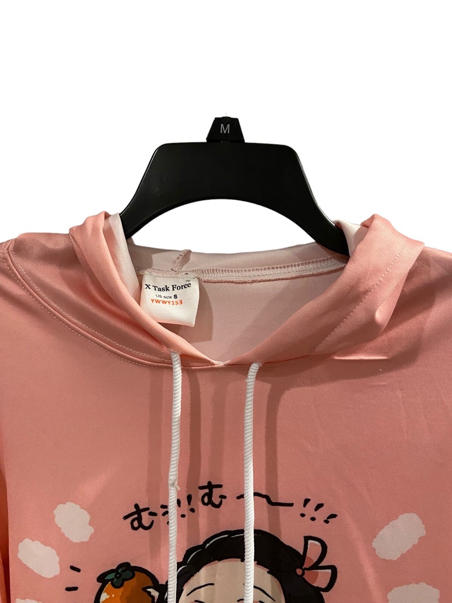 X Task Force Nezuko Kamado Demon Slayer Hoodie Pink