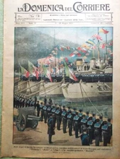 La Domenica del Corriere 21 May 1922 Rothenburg Duels Spielberg Fantina Boxing