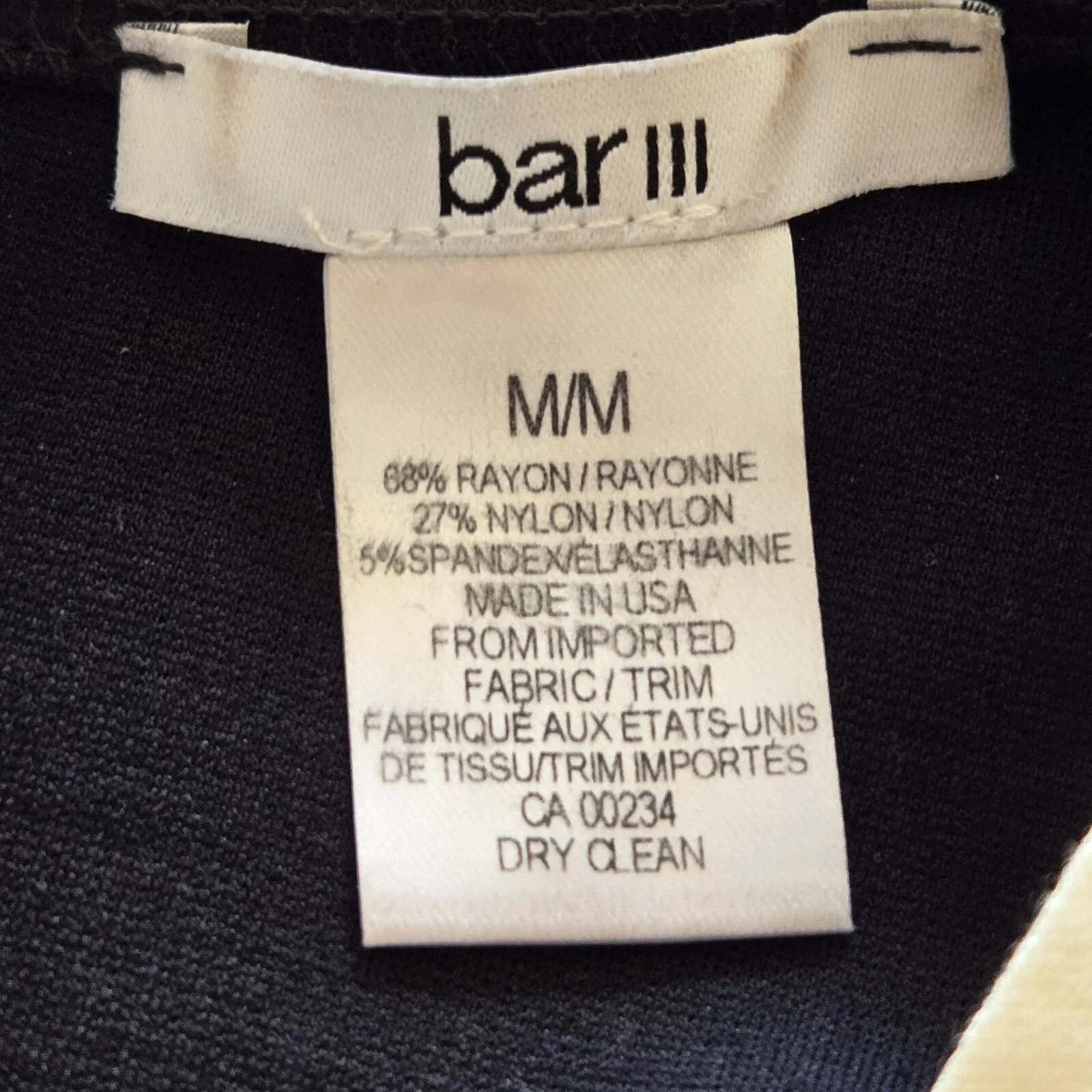 OFF WHITE Abito skater senza maniche Bar III bianco e nero aderente e svasato junior taglia M