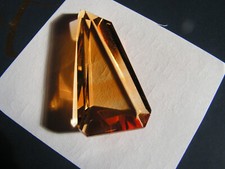 Absolutely Stunning Brazilian Citrine; 38Cts; 41mmx7mmx19mm