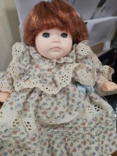 Dolls By Pauline "Party Time Red" 911433 10" Doll, Eyes open/close