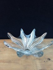 Ancienne Coupe à Fruit en Cristal non signé 34cm, Grand Choix Dans Ma Boutique😉