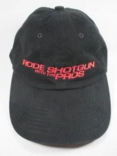 Rode Shotgun With The Pros Black Adjustable Baseball Cap Hat Great Condition