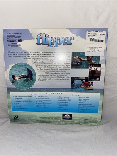 Flipper Elijah Wood Letterbox MCA Universal 1996 Laserdisc 101321TILD - Picture 2 of 2