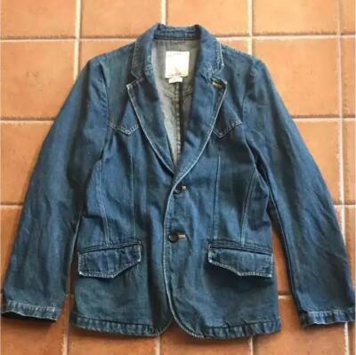 visvim SS WILD BANCH BLAZER DMGD JACKET Size 1 Indigo Auth men 