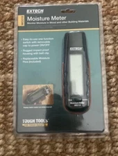 Extech Moisture Meter M0210 For Wood & Other Building Materials NEW Tested!