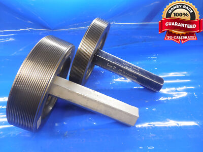 5 15/16 12 UNS 3B THREAD PLUG GAGE 5.9375 5.937 GO NO GO P.D.'S= 5.8834 & 5.8874