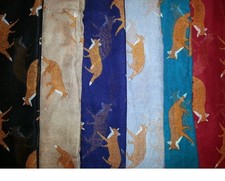 NEW 6 COLOURS FOX Print Design Ladies Soft Scarf Animal Fashion Large 