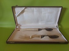ARGENTO 800 / 1000 PRIMA META' 900 SET COMPLETO POSATE FORCHETTONE E COLTELLO