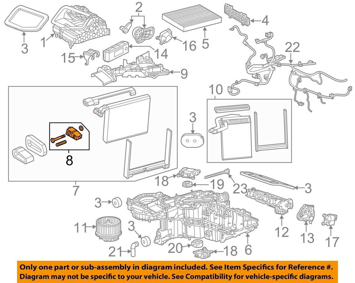 GM OEM Evaporator Core 84340800 | eBay