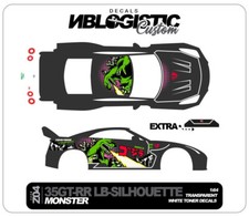 SKYLINE 35GT-RR LB Universal WaterSlide Decalfor hot wheels 1/64 Scale 05