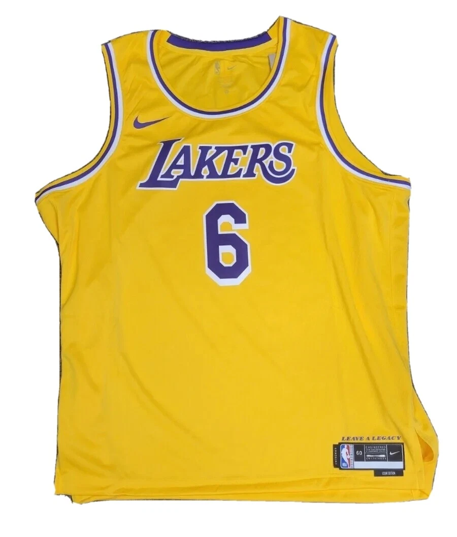 LeBron James Los Angeles Lakers Nike Swingman Player Jersey Gold - Icon  Edition