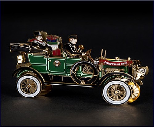Casa Blanca 2012 adorno de Navidad dorado presidente de EE. UU. coche Taft envío gratuito - Imagen 4 de 4