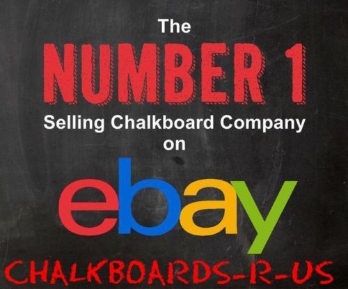 LARGE PUB CHALKBOARD-BLACKBOARD 24" x 11" - 610mm x 280mm QTY FOUR - Imagen 2 de 3