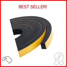 High Density Foam Tape-2 Rolls, 1/2 Inch Wide X 3/8 Inch Thick,Self Adhesive Wea