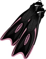 Cressi Palau LAF Open Heel Snorkel Fins - Pink