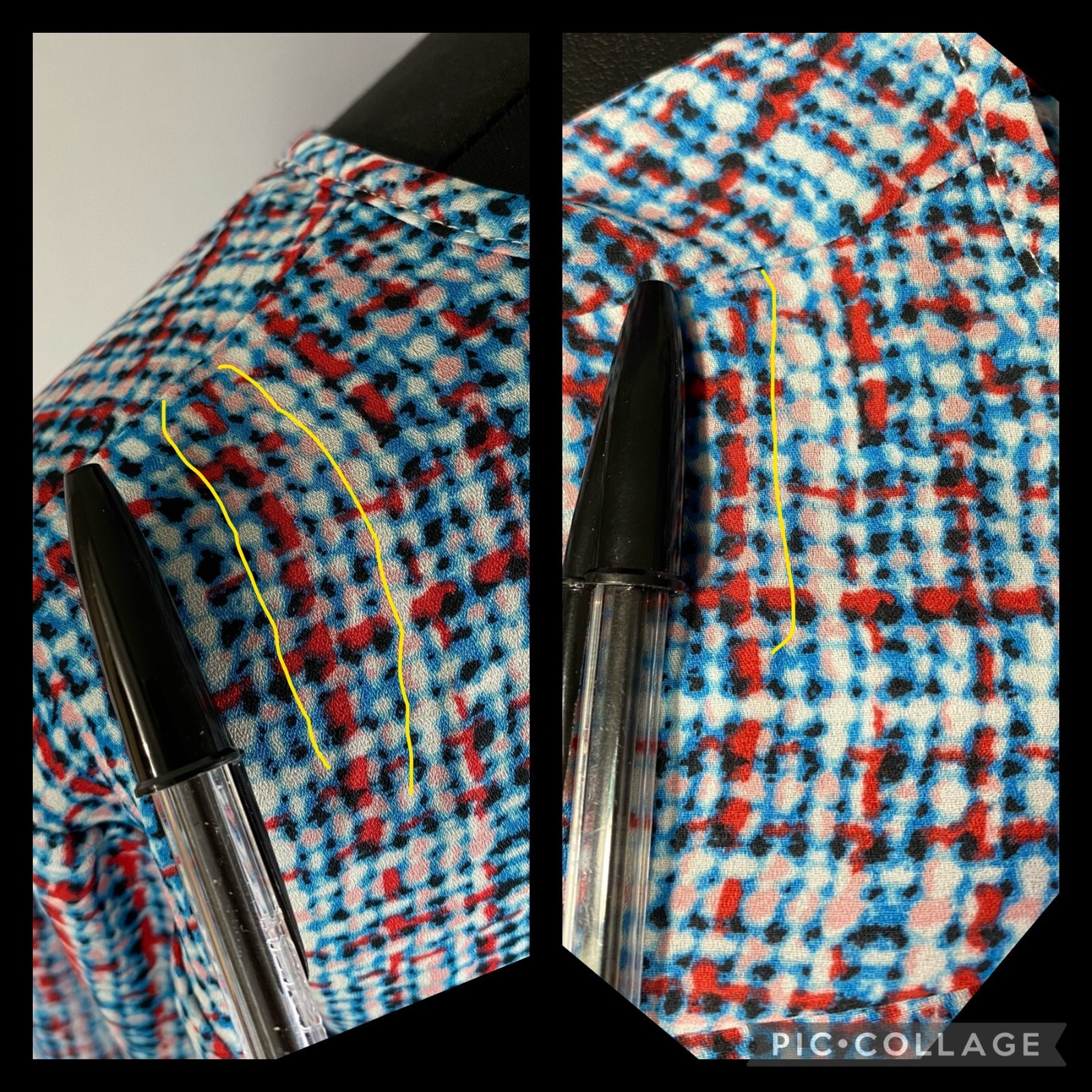 Talbots Petites MP Multicolor Pattern Hidden Butt… - image 9