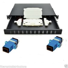 Fiber Optic Patch Panel 1U Rack Mount - See Images