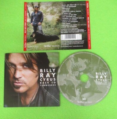 CD BILLY RAY Back to Tennessee 2009 Walt Disney 6 99122 2 no lp mc DVD (CS23)